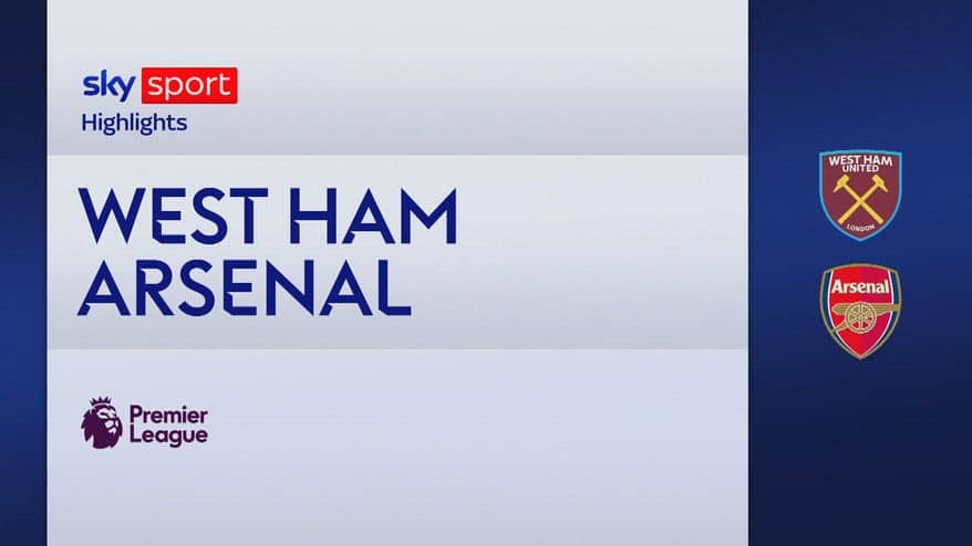 West Ham-Arsenal 0-1: gol e highlights