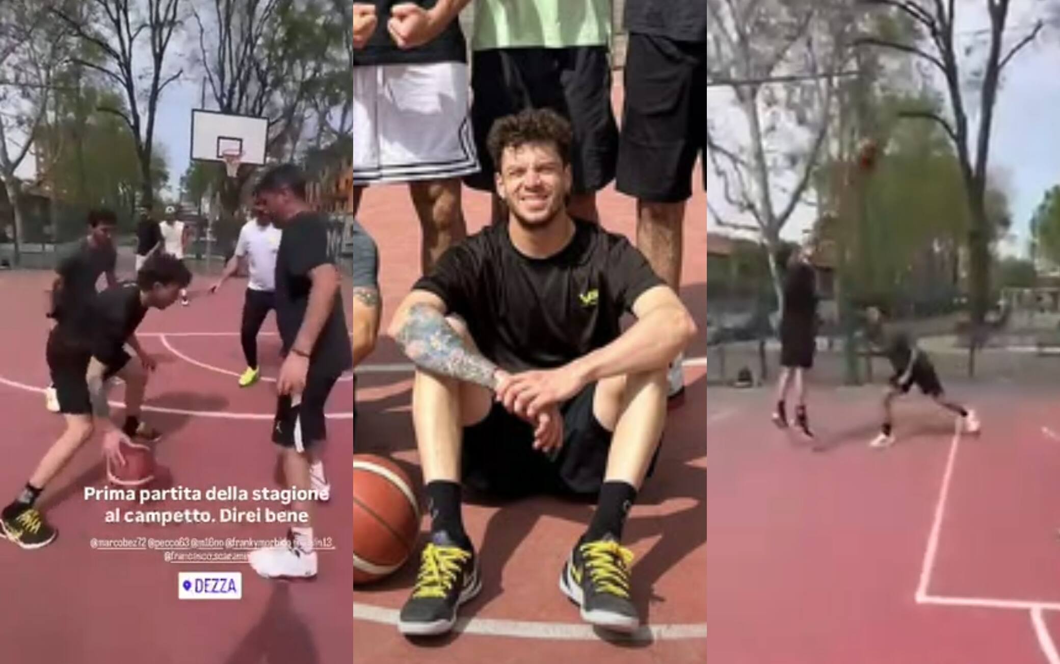 Bezzecchi super anche a basket: che canestri per il pilota Aprilia! VIDEO