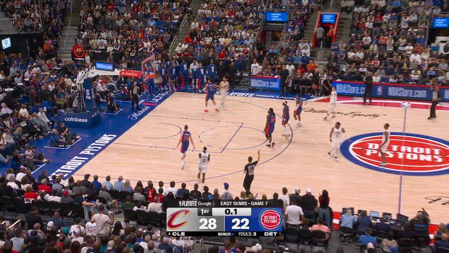 NBA, Cleveland travolge e elimina Detroit: il recap