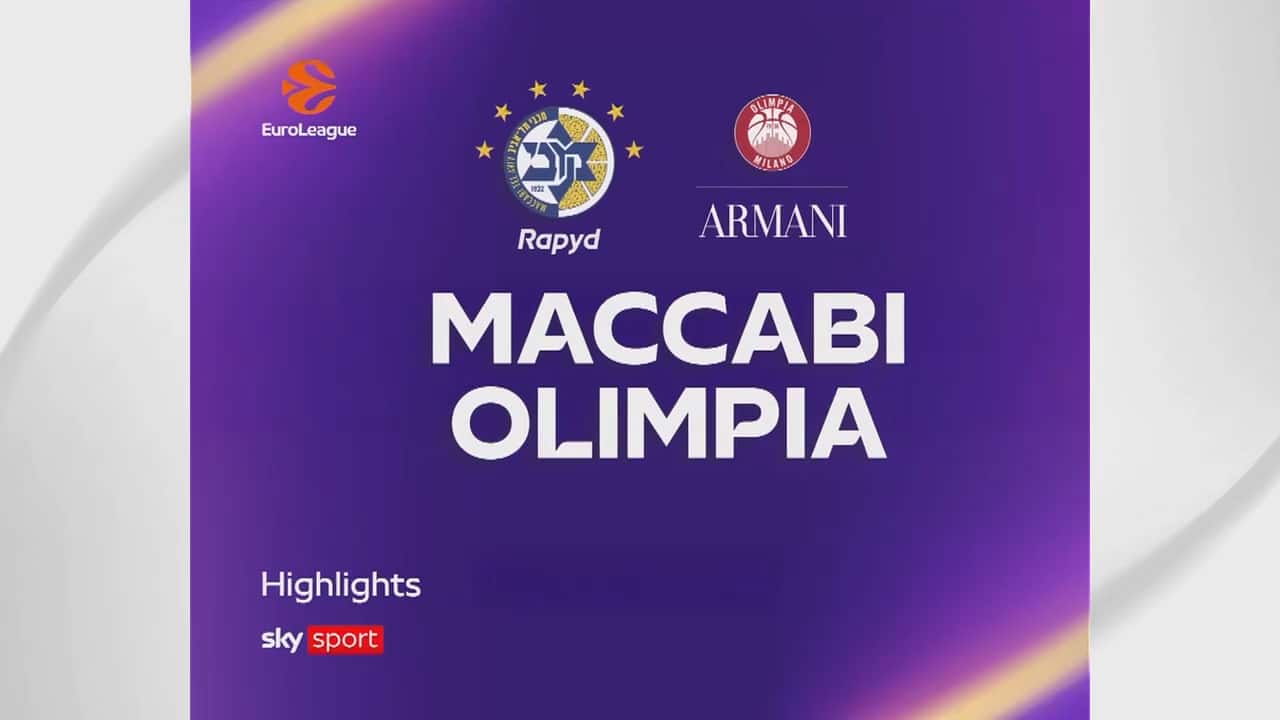 Maccabi Tel Aviv-Olimpia Milano 97-79: gli highlights di Eurolega. VIDEO