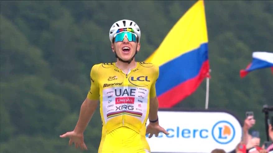 Tour de France, Pogacar vince anche la 14^ tappa