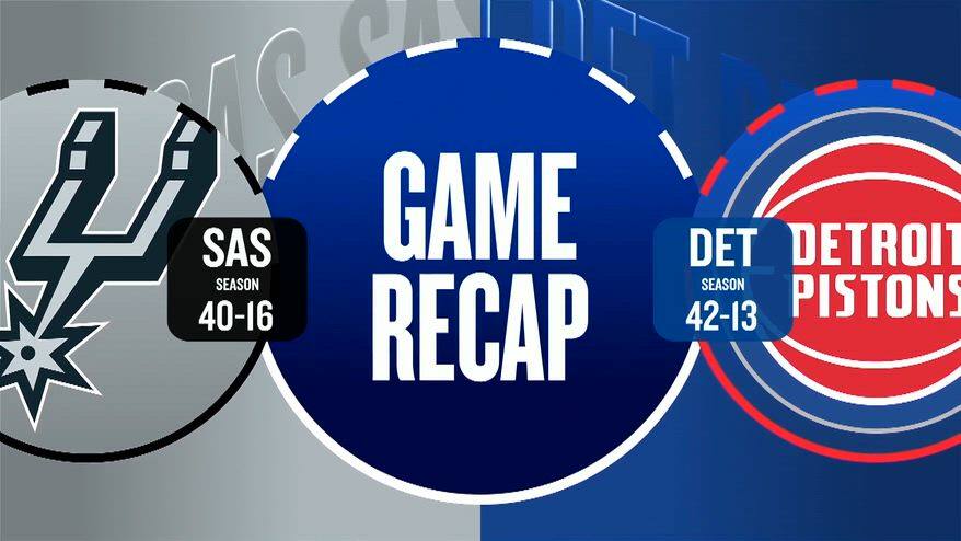 NBA Highlights: Detroit-San Antonio 103-114
