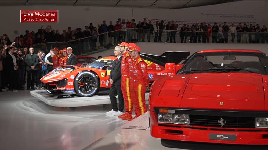 Ferrari 499P, presentata l'Hypercar per il Mondiale Wec 2026