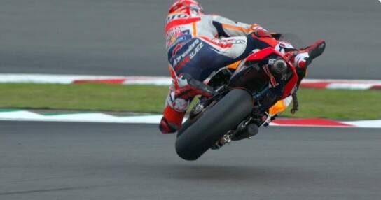 Marquez, la caduta a Sepang