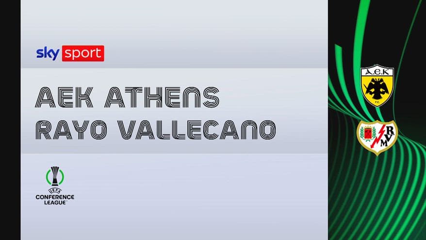 Aek Atene-Rayo Vallecano 3-1: gol e highlights