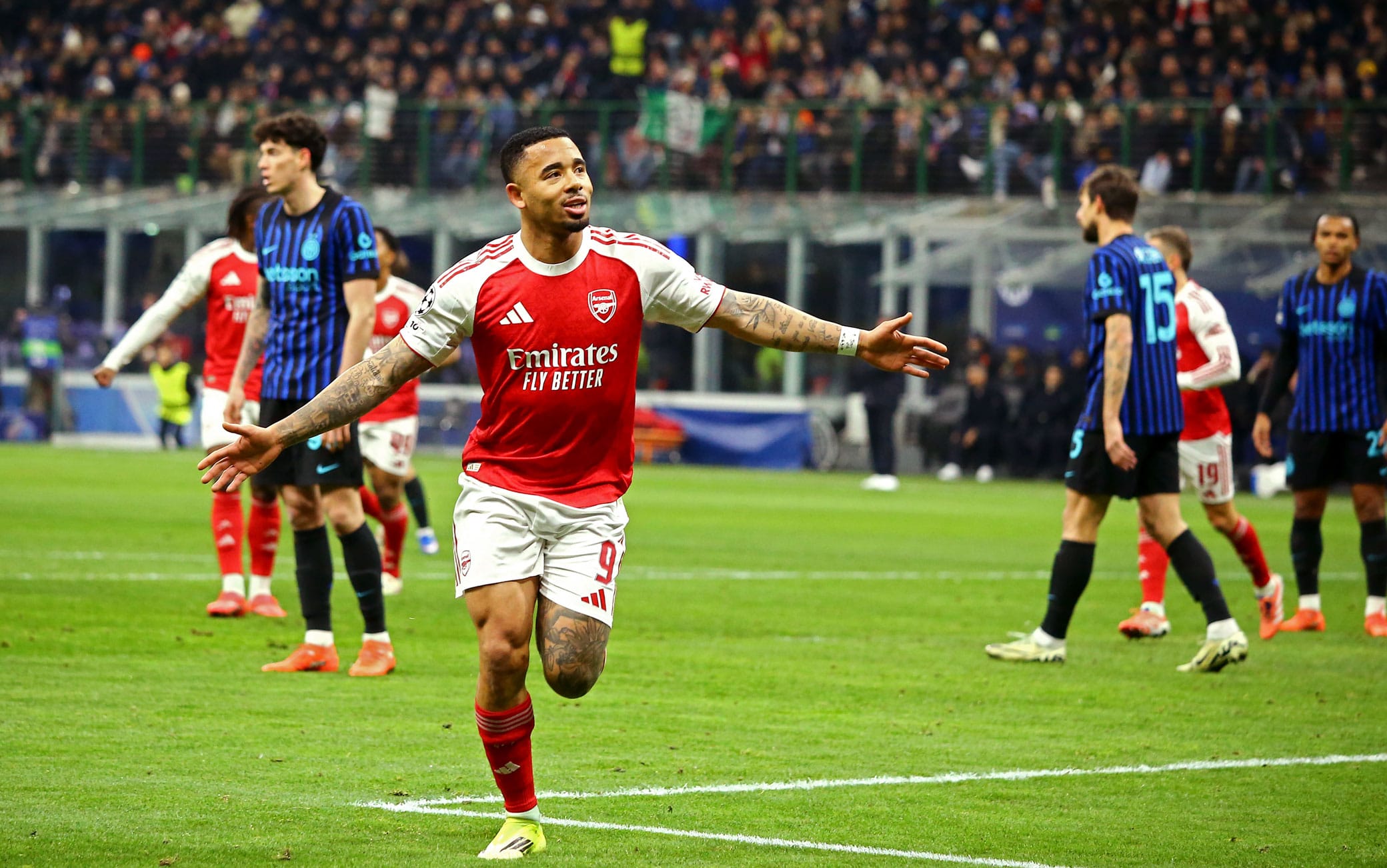 Inter-Arsenal 1-3: video, gol e highlights