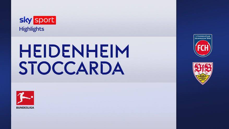 Heidenheim-Stoccarda 3-3: gol e highlights