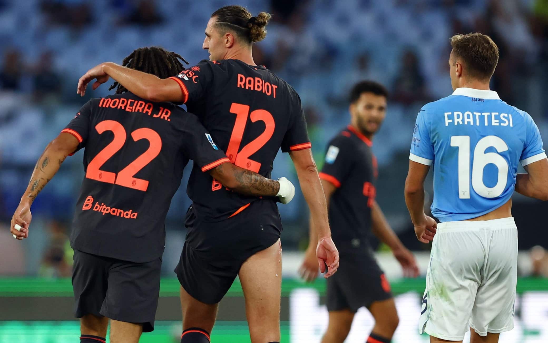 Lazio-Milan 2-2: due gol di Moreira in due minuti, rimonta rossonera sull'ex Gattuso