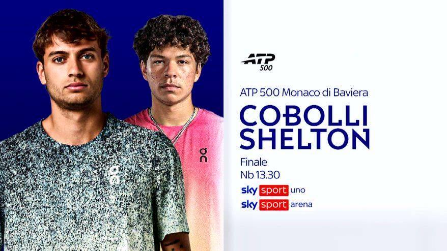 Cobolli-Shelton domenica alle 13.30 LIVE su Sky Sport