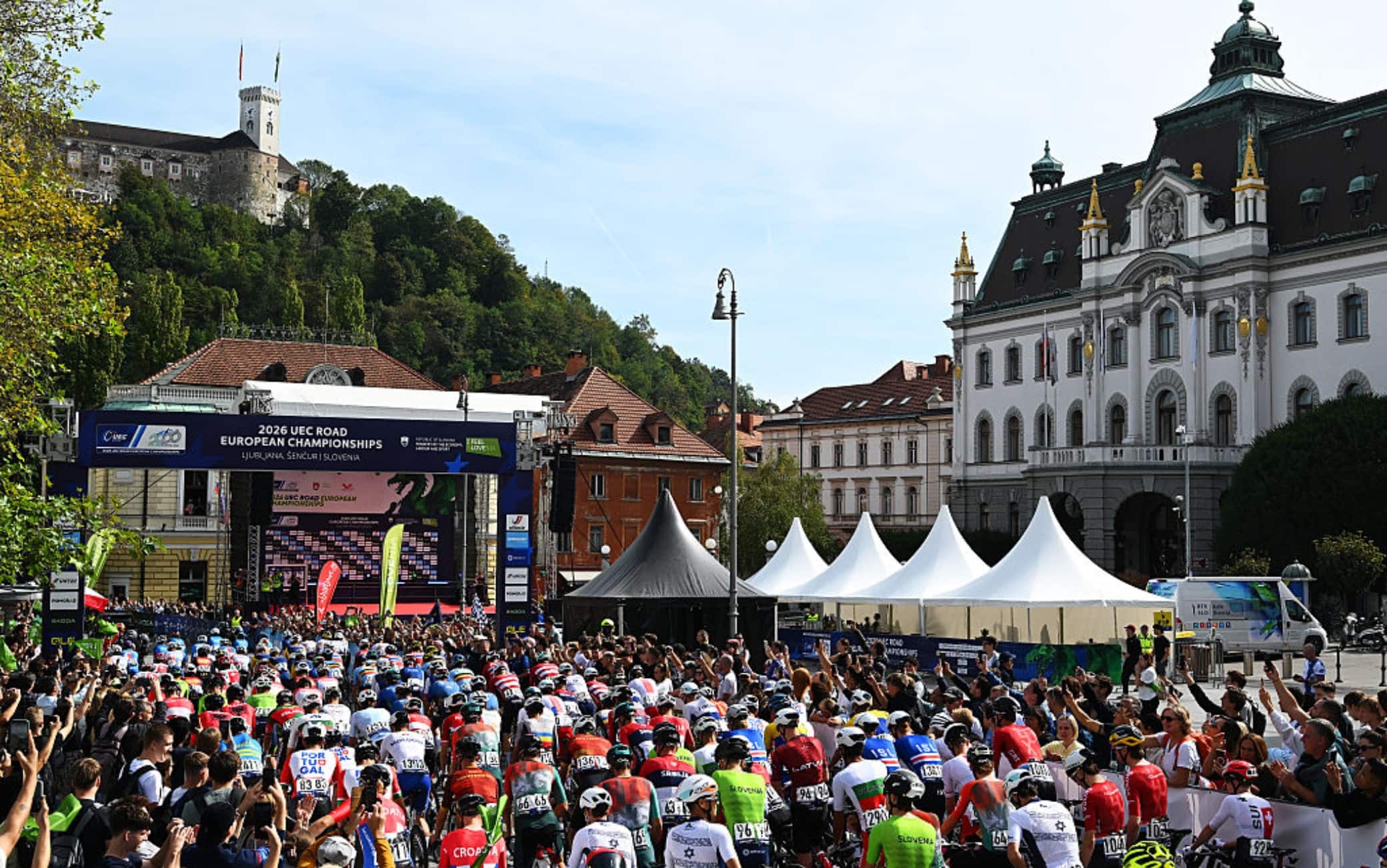 Europei di ciclismo in Slovenia, gara in linea maschile elite: percorso e altimetria