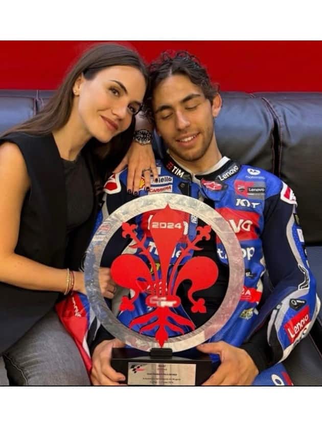 Enea Bastianini e la fidanzata Alice Ricci