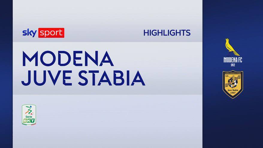 Modena-Juve Stabia 0-1: gol e highlights Playoff