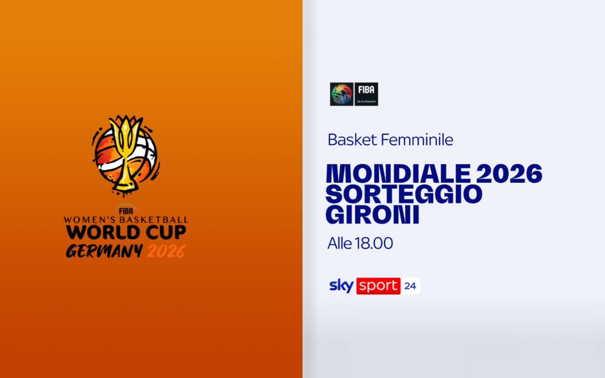 Italbasket verso Berlino: alle 18 su Sky il sorteggio dei gironi del Mondiale 