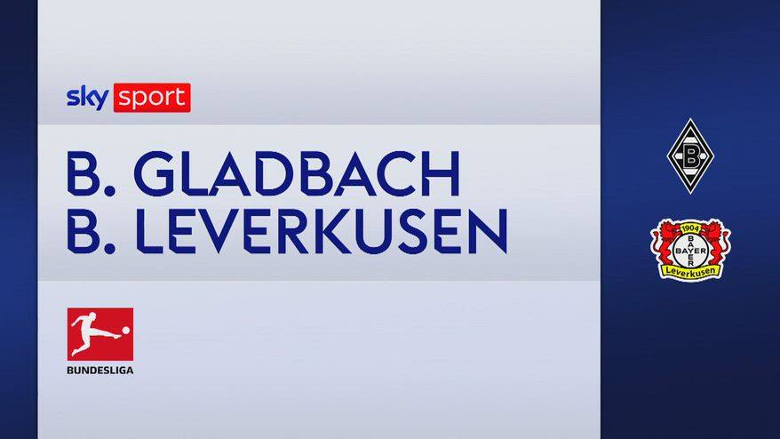Borussia M'Gladbach-Bayer Leverkusen 1-1: gol e highlights