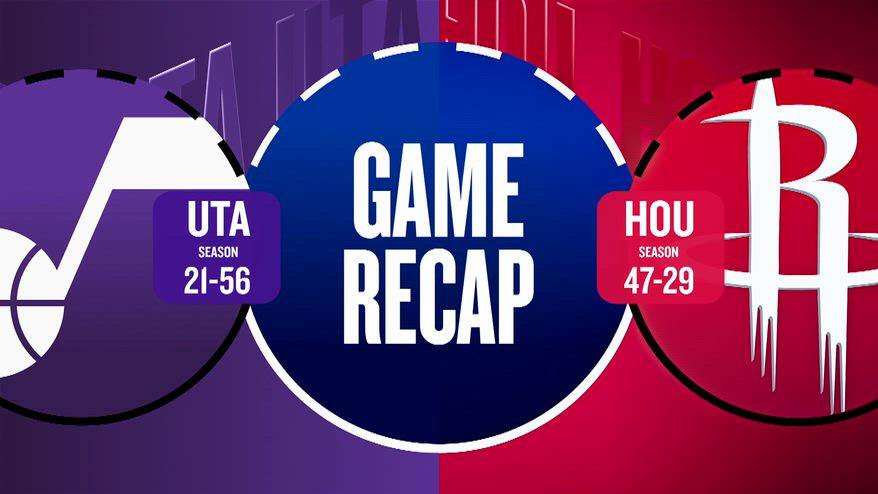 NBA Highlights: Houston-Utah 140-106
