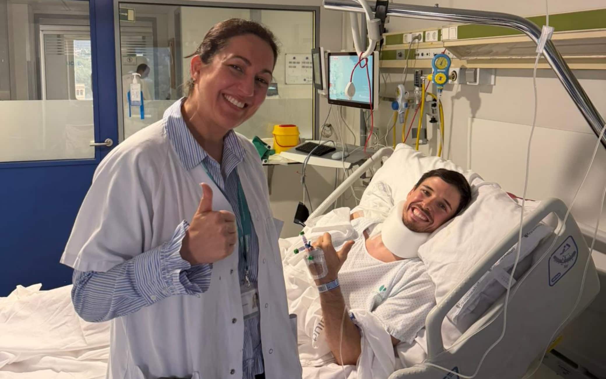 MotoGP, incidente Alex Marquez al GP Catalunya: il pilota operato alla clavicola