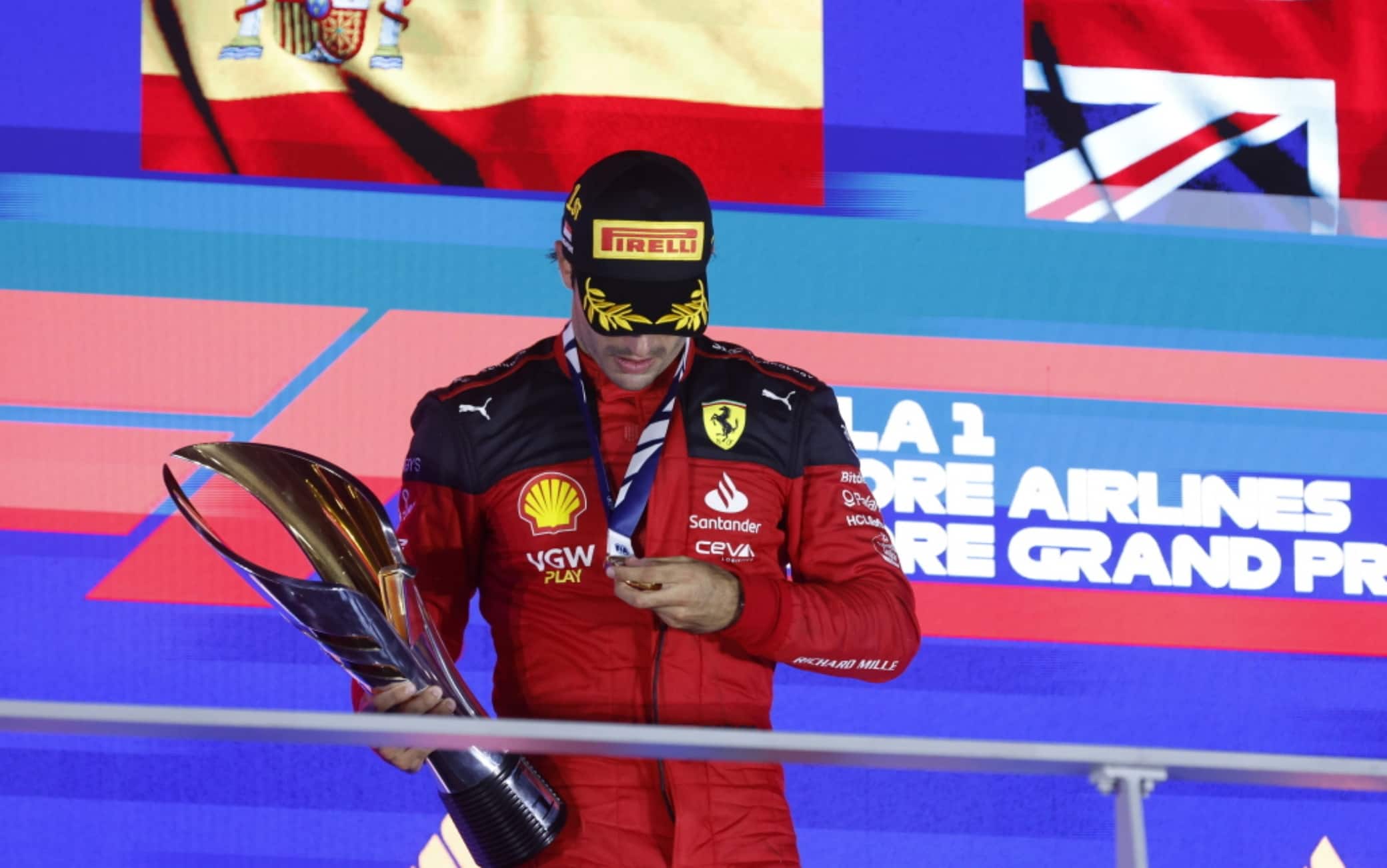 Carlos Sainz vittoria Singapore 2023
