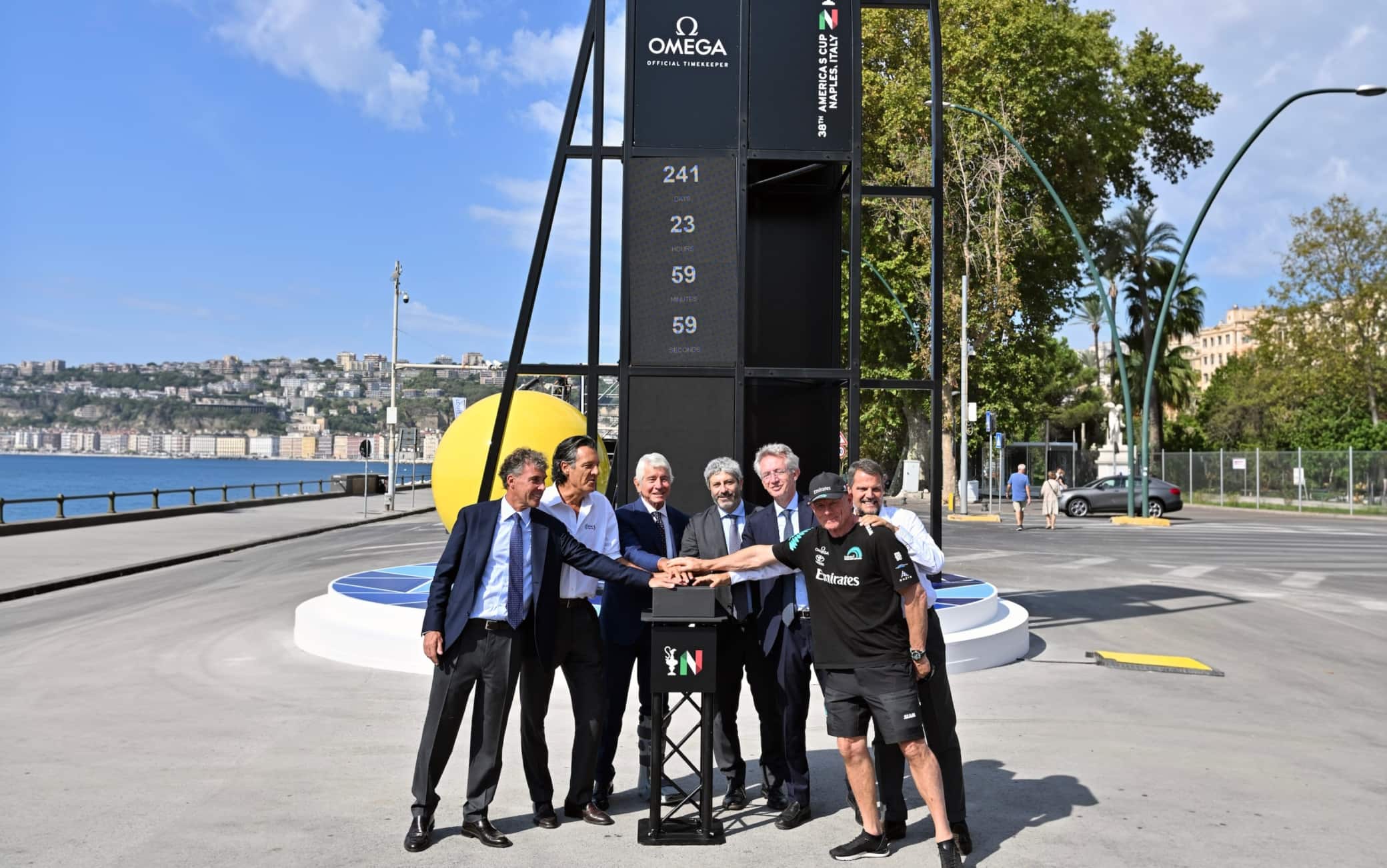 America's Cup: Napoli accende il countdown. VIDEO