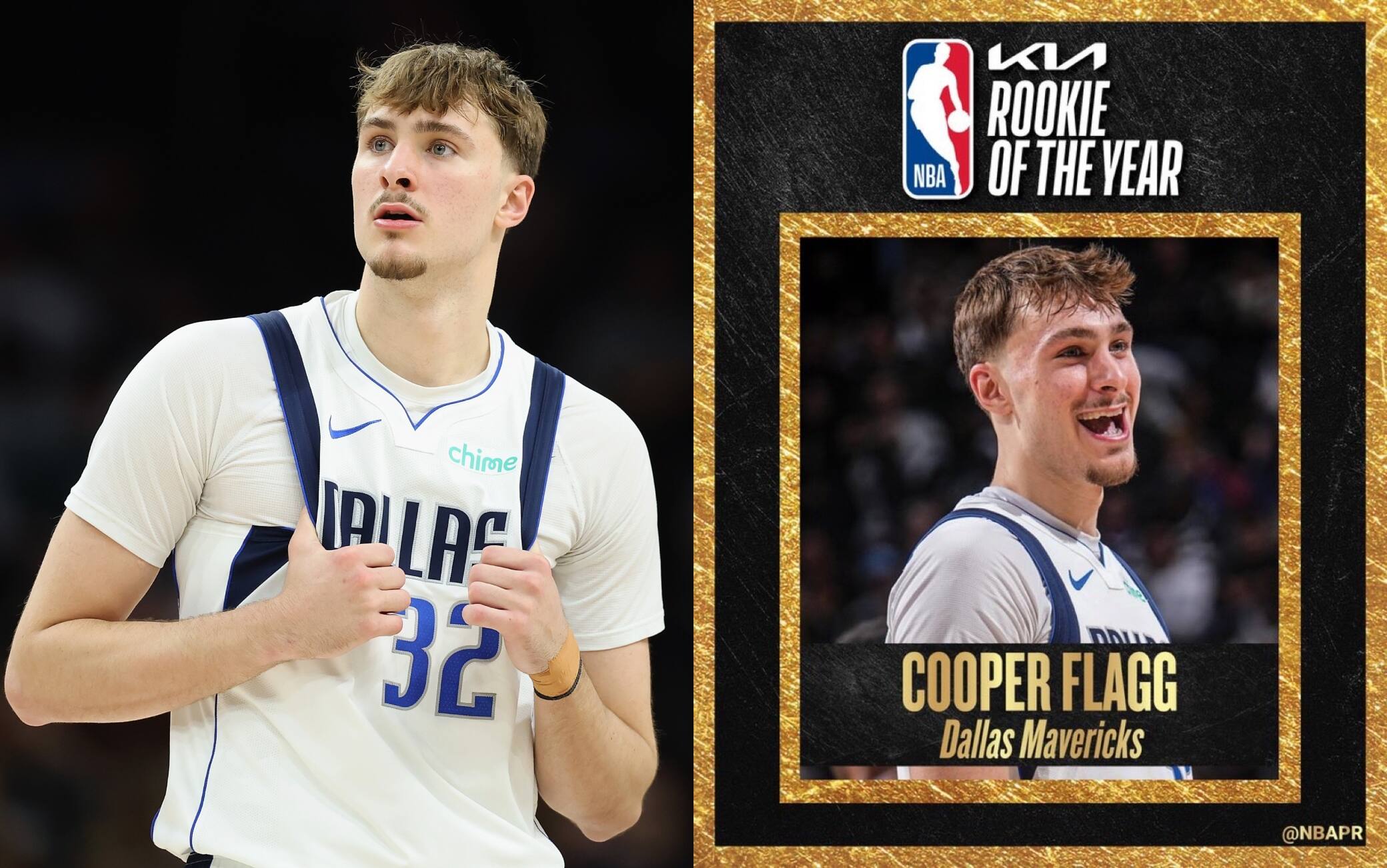 NBA, Cooper Flagg è il rookie dell’anno: battuti Kon Knueppel e VJ Edgecombe