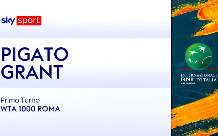Pigato-Grant: highlights Wta Roma