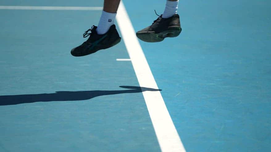 De Minaur, l'allenamento alla vigilia del match con Alcaraz