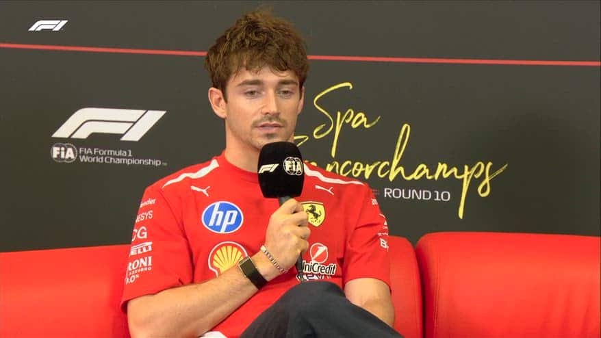 Leclerc: "Mercedes resta la favorita anche a Spa"