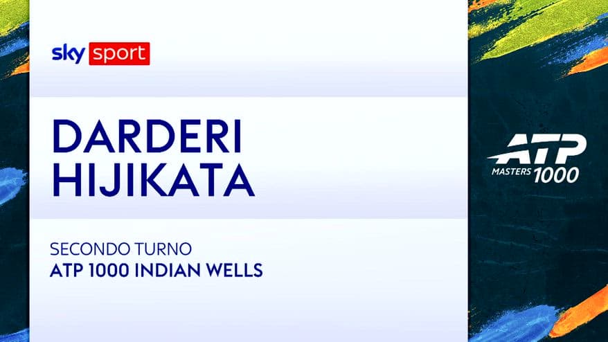 Darderi-Hijikata: highlights Atp Indian Wells 
