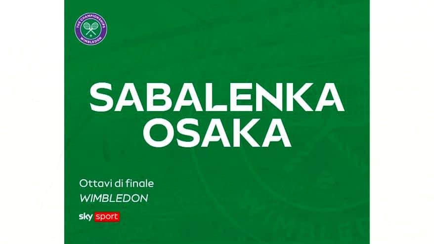 Osaka-Sabalenka: highlights Wimbledon. VIDEO