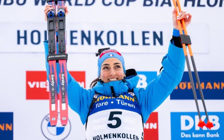Biathlon, Lisa Vittozzi vince la mass start di Oslo