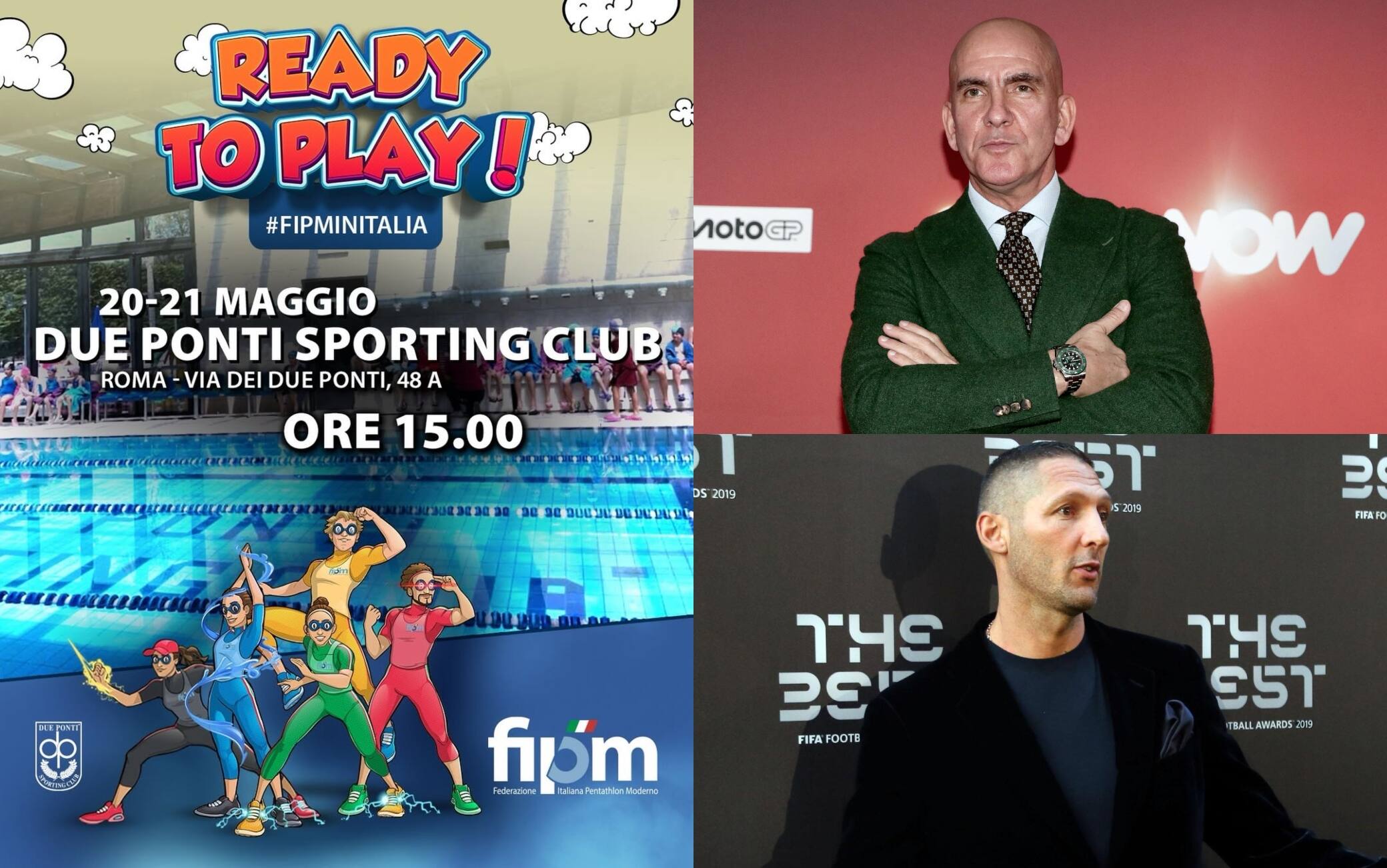 Ready to Play, il progetto della Fipm con Di Canio e Materazzi testimonial