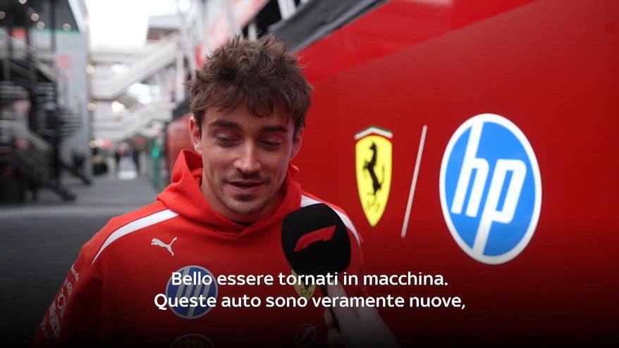 Leclerc: "Debutto ok, speriamo sia il nostro anno"