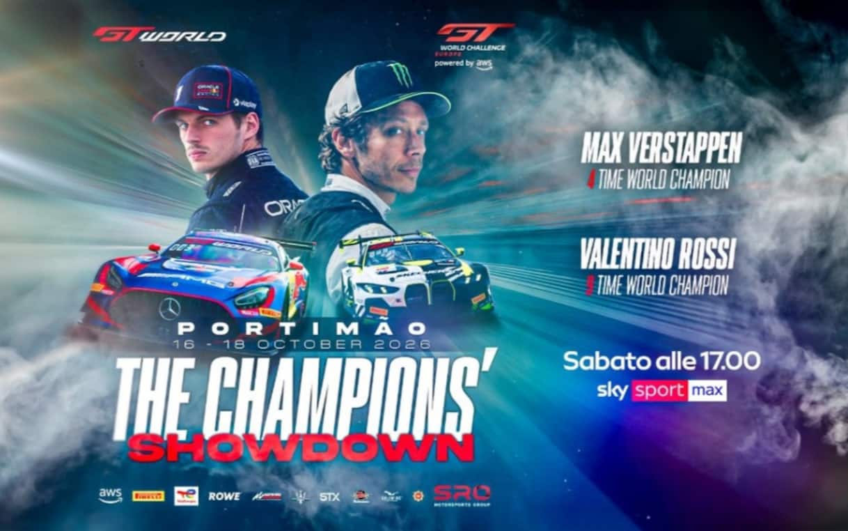 Photo: Sky Sport Copertina gfx gt portimao verstappen rossi