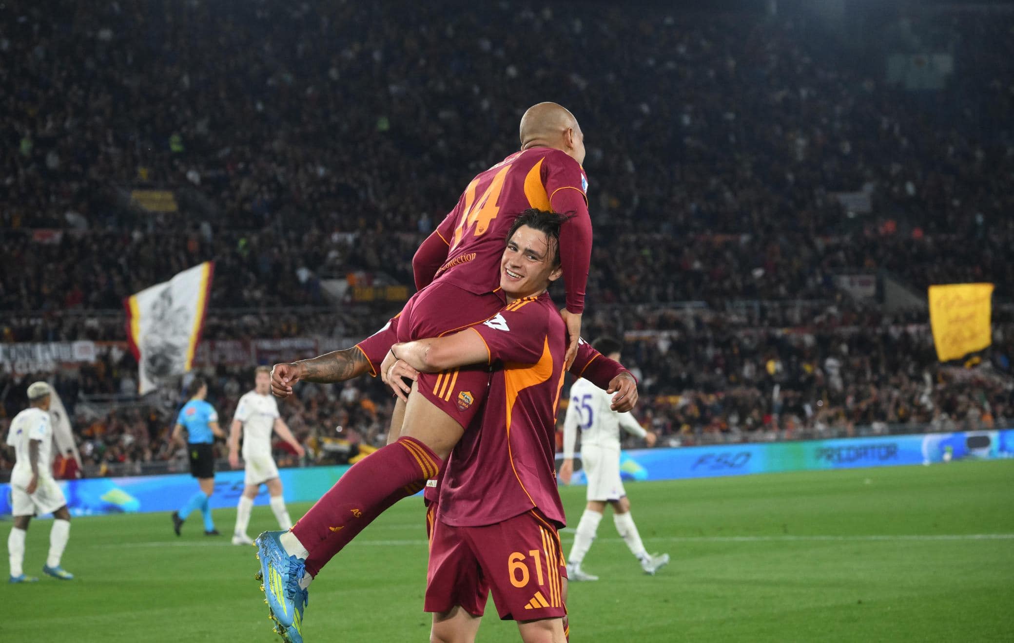 Roma-Fiorentina 4-0: video, gol e highlights
