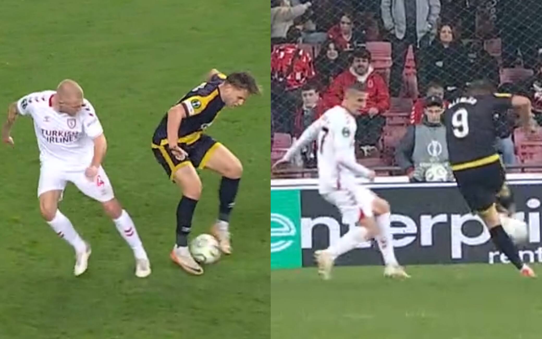 Ruleta alla Zidane e gol: giocata magica di Alemao in Samsunspor-Rayo Vallecano. VIDEO