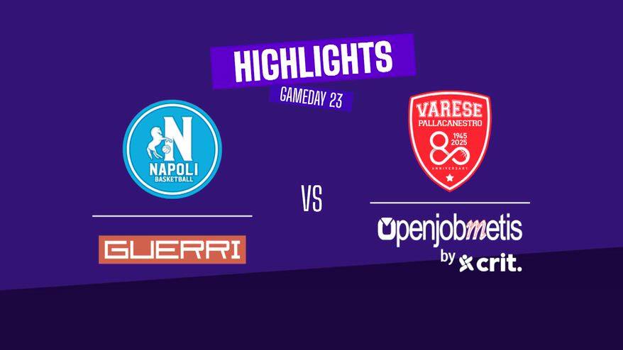 Napoli-Varese 104-75: highlights Serie A