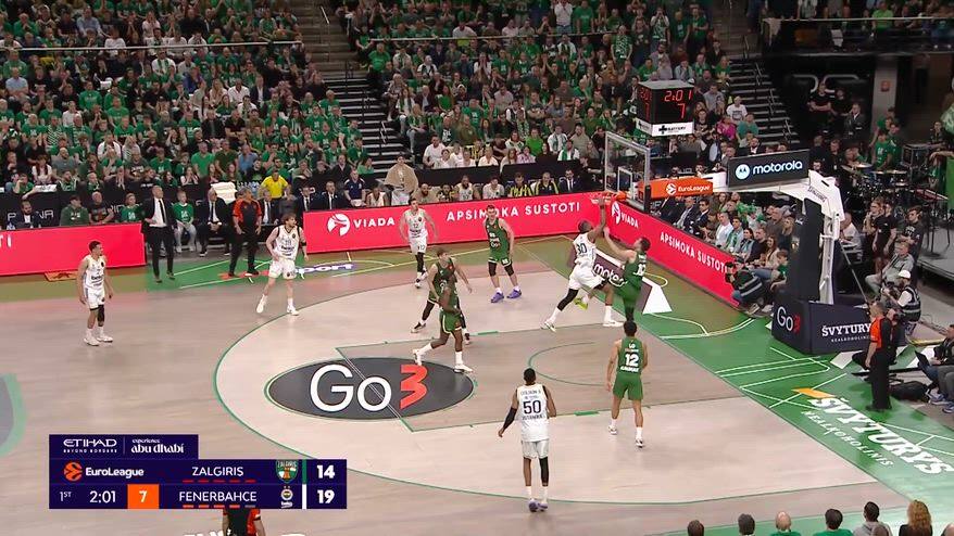 Zalgiris-Fenerbahce gara-4 90-94: highlights Eurolega