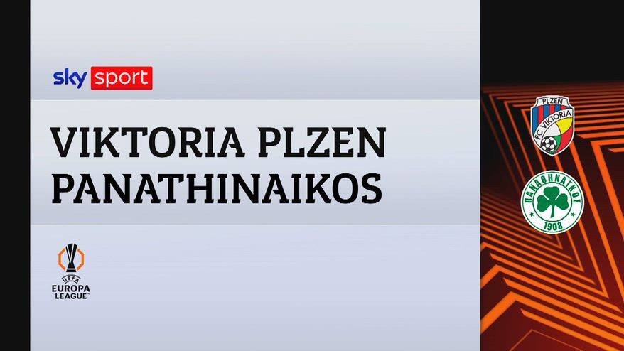 Viktoria Plzen-Panathinaikos 1-1: gol e highlights