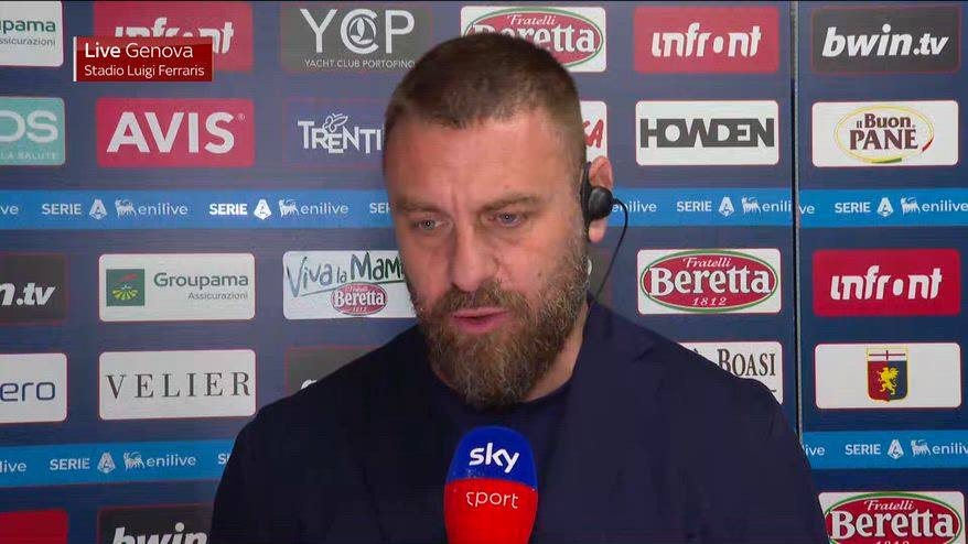 De Rossi: "Genoa aggressivo, non aspetta uno schiaffone"