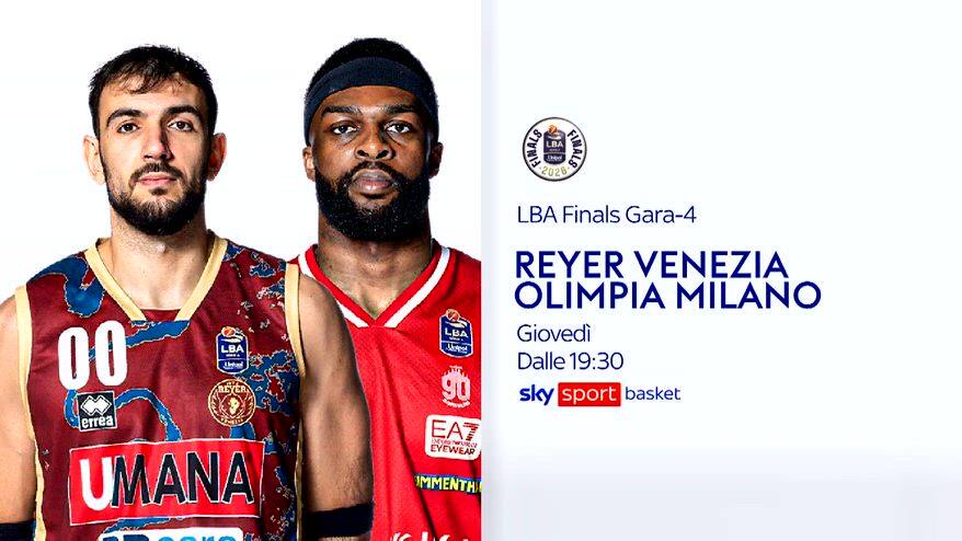 LBA Finals, Gara 4: Venezia-Milano giovedì su Sky