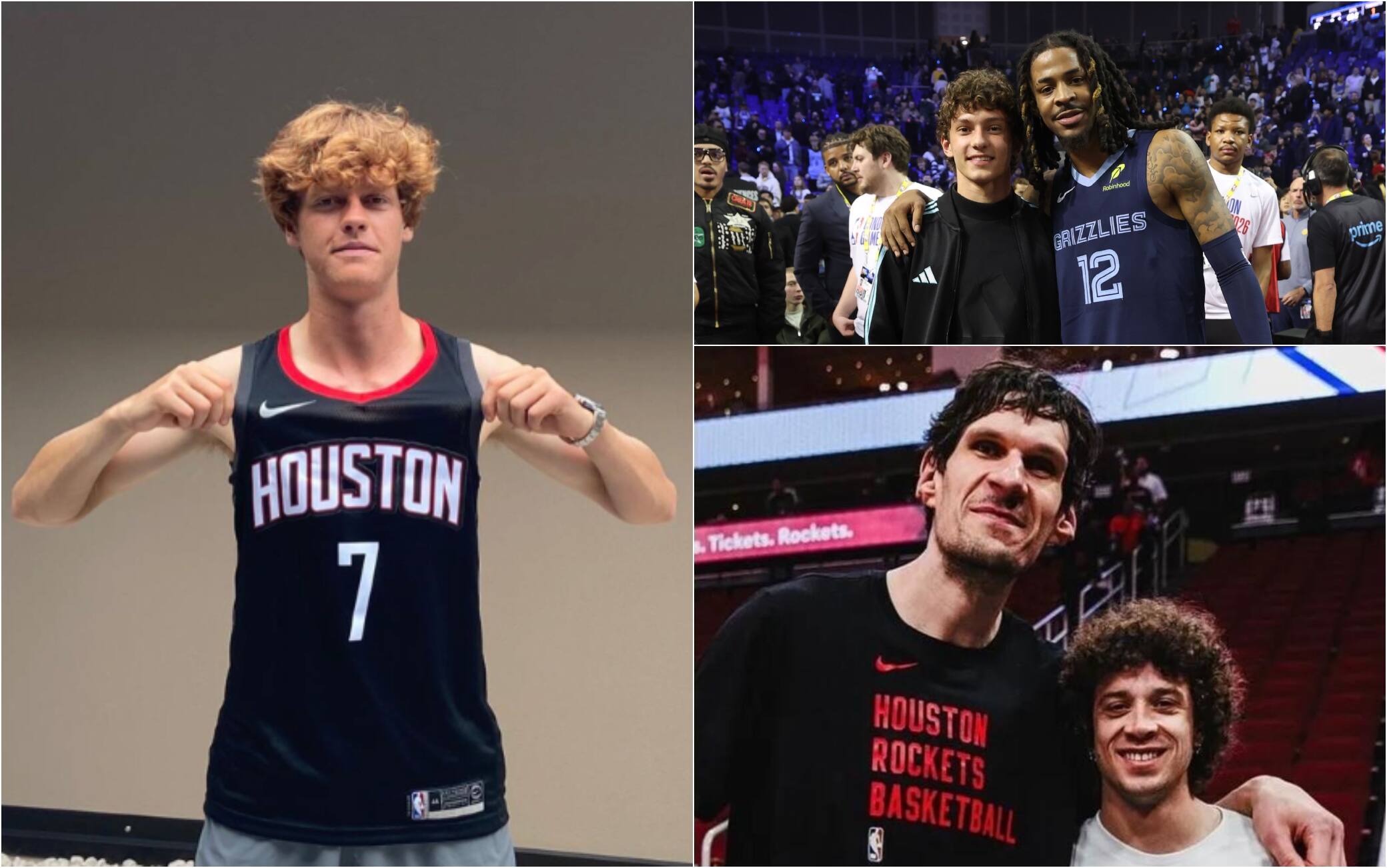Sinner, Kimi Antonelli e Bezzecchi: tre MVP con la passione NBA