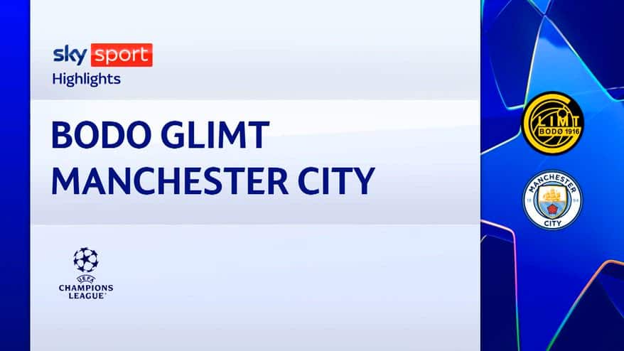 Bodo Glimt-Manchester City 3-1: gol e highlights