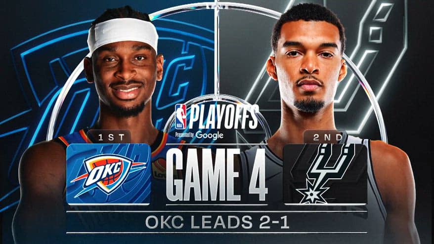 NBA Highlights: San Antonio-OKC gara-4 103-82
