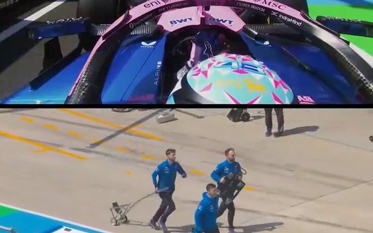 Colapinto, problemi in pit-lane nel GP Cina: i meccanici lo rincorrono! VIDEO