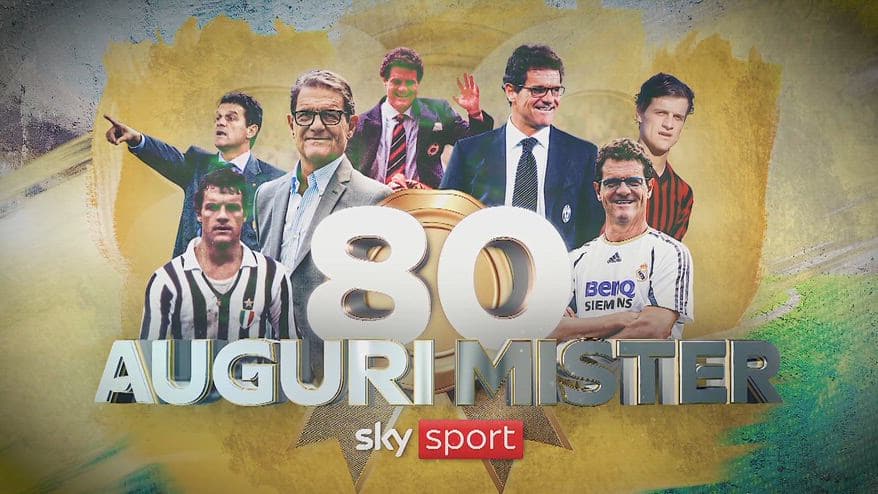 "Auguri Mister, 80", programmazione dedicata su Sky Sport