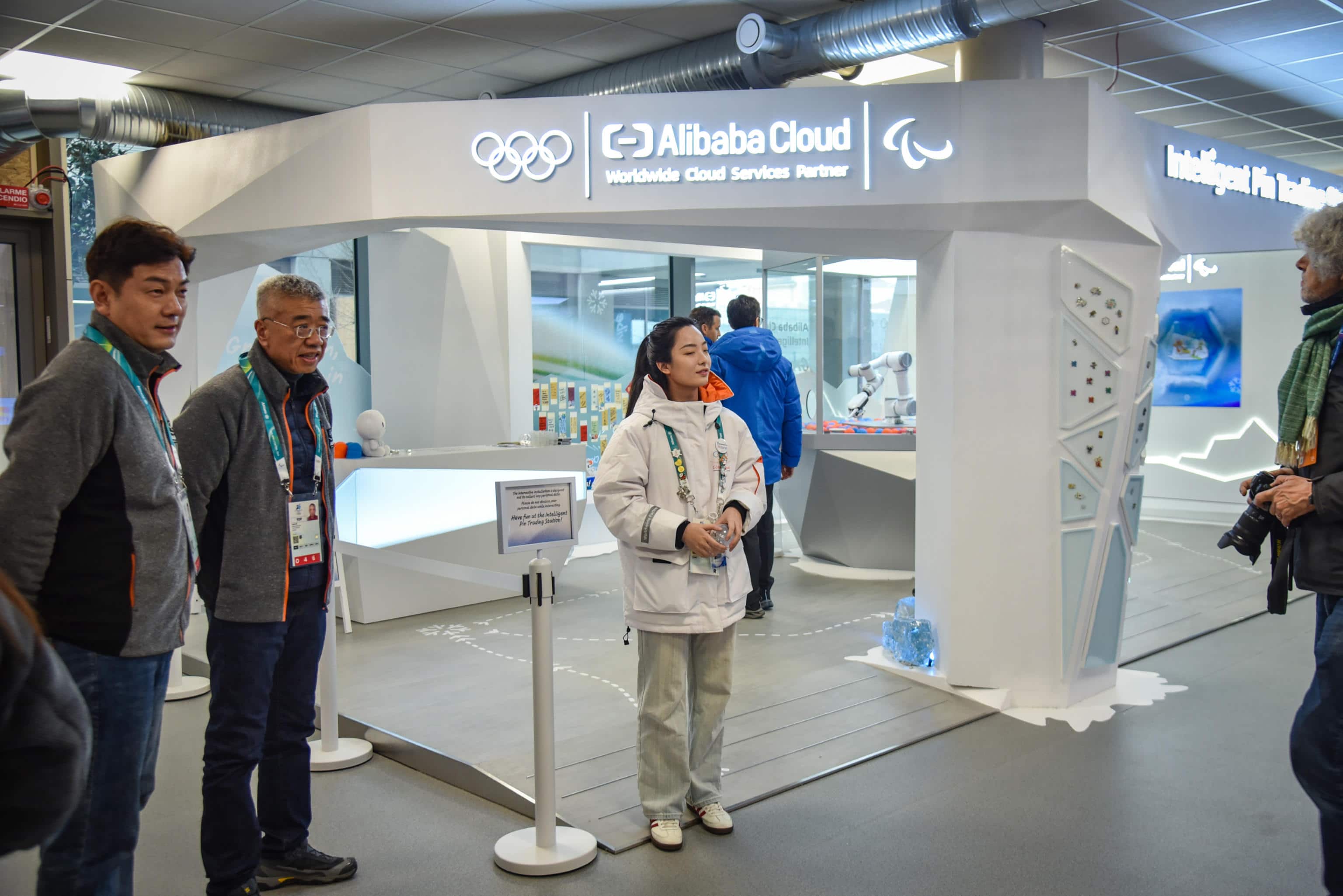 L'ingresso del villaggio olimpico