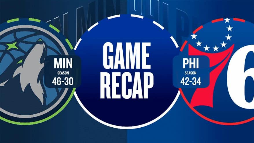 NBA Highlights: Philadelphia-Minnesota 115-103
