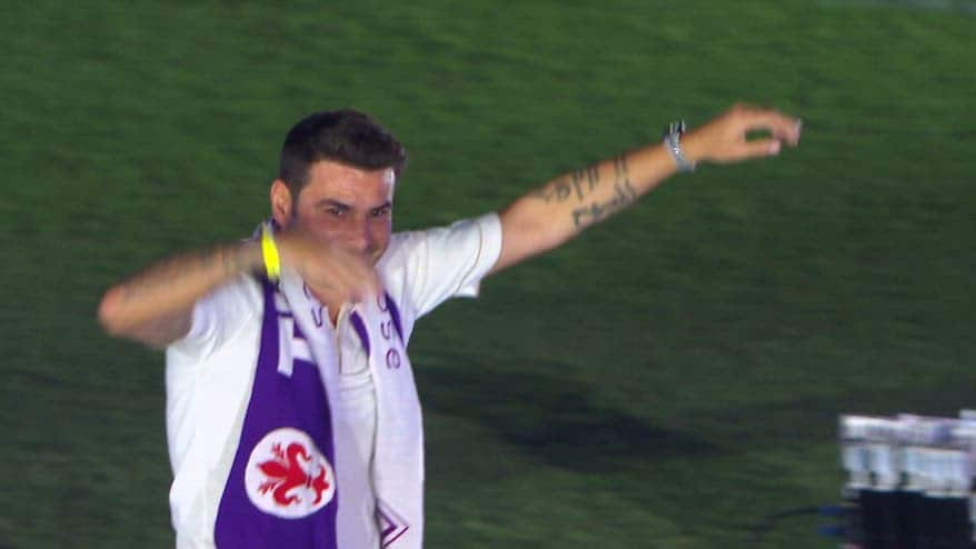 Centenario Fiorentina, il Franchi si 'inchina' per Mutu