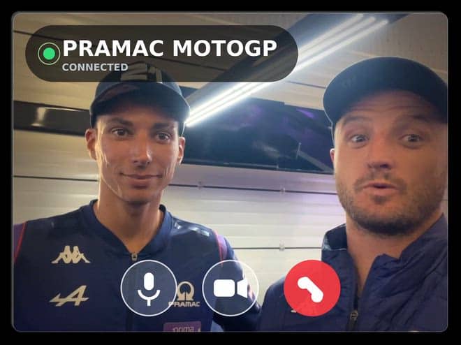 Pramac MotoGP in visita all'Alpine F1: Miller e Toprak...