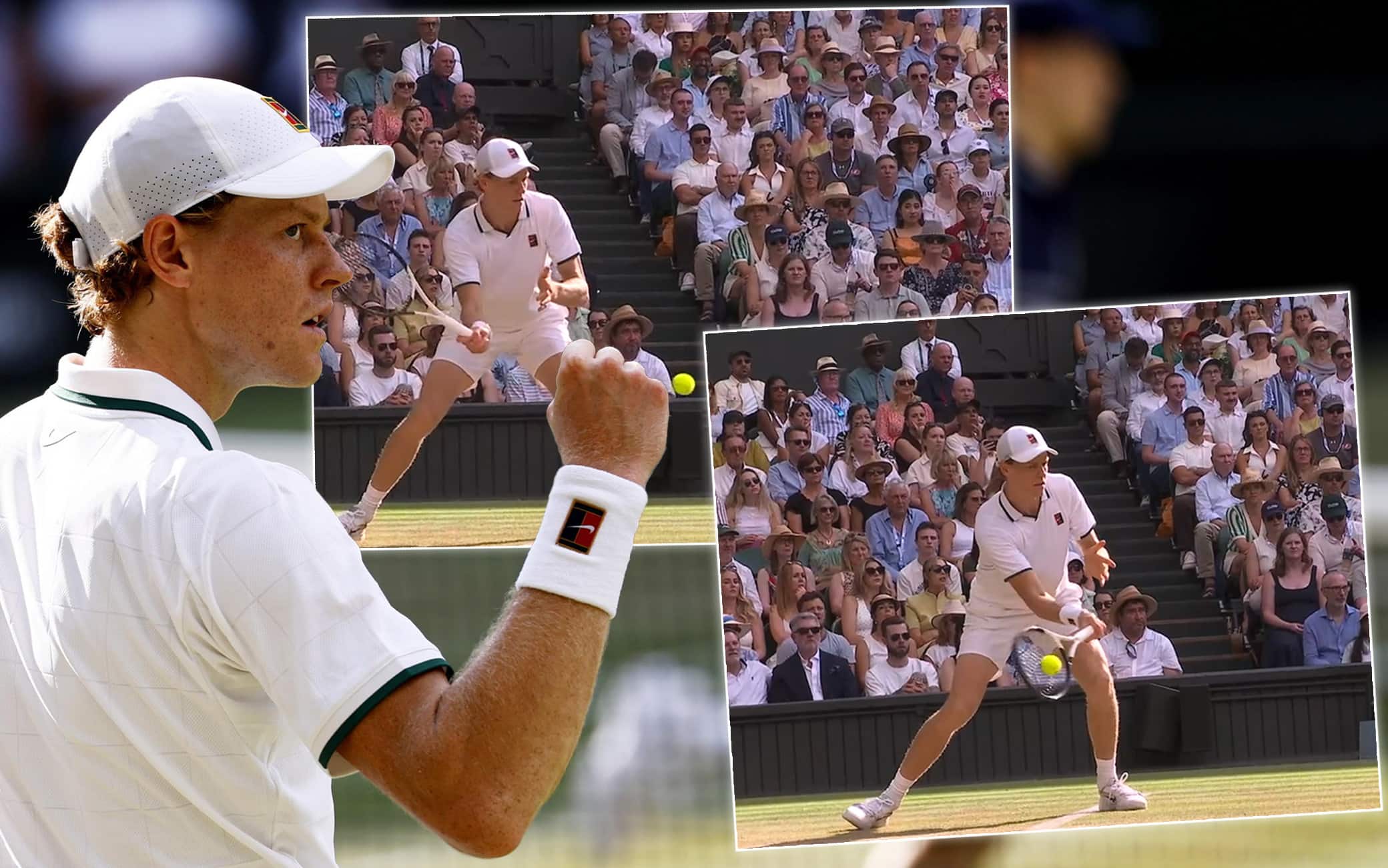 Sinner, la palla corta a Djokovic è una delizia e vale il break: il video da Wimbledon