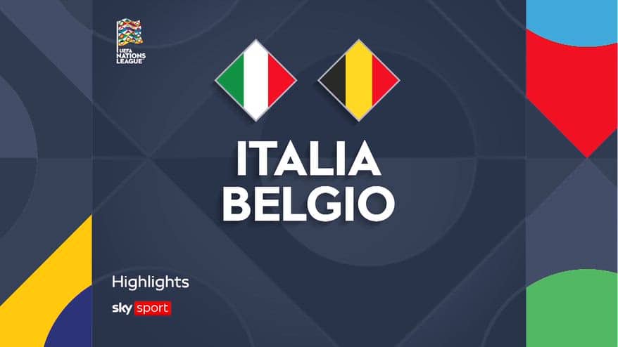 Italia-Belgio 0-2: gol e highlights